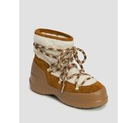 Moon Boot Luna Boot Shearling Winterschuhe Für Damen 80d2480020-ma03 Braun;Weiß 40