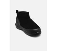 Moon Boot Leder-Boots "Luna Low" in Schwarz - Größe 40 | Damen Stiefel