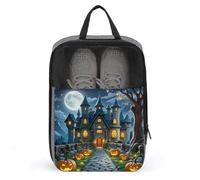 Moon Castle Schuhtasche Reise-Schuh-Organizer, wasserabweisend, Schuhbeutel mit Reißverschluss, Sneaker-Staubbeutel, grau, Einheitsgröße, modern, grau, Einheitsgröße, Modern