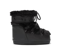 Moonboot - Après-Ski-Stiefel aus Kunstfell - Moon Boot Icon Low Faux Fur Black für Damen - Größe 36-38 - schwarz schwarz 36-38