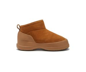 Moonboot - Gepolsterte Stiefeletten - Damen / Frau - Luna Low Boot Suede - Moon Boot Luna Low Boot Suede Cognac für Damen aus Leder - Braun 40
