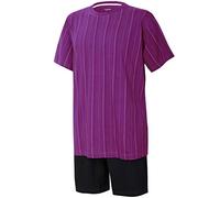 Moonline Nightwear Schlafanzug Kurz 100% Baumwolle Herren Shorty Pyjama Nachtwäsche in den Größen M L XL XXL 3XL