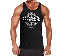 MoonWorks® Herren Tanktop Berserker for Honor Wikinger Runen Vikings Mode Fashion Logo-Shirt schwarz XXL