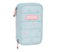 MOOS,Federmäppchen für Kinder, Federmäppchen mit Farben, mit 28 Utensilien, ideal für Kinder von 5 bis 14 Jahren, bequem und vielseitig, Qualität und Widerstandsfähigkeit, Estándar, Casual