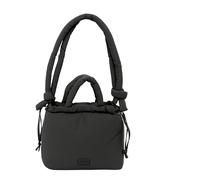 MOOS Gepolsterte Tasche, Schwarz, für Damen, Shopping-Tasche, bequem und vielseitig, Qualität und Widerstandsfähigkeit, 24 x 11 x 24 cm