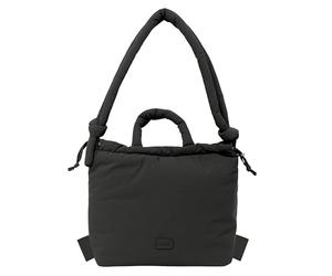 Moos Kapseltasche, gepolstert, Schwarz, für Damen, Shopping-Tasche, bequem und vielseitig, Qualität und Widerstandsfähigkeit, 40 x 17 x 31 cm