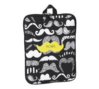 Moos SAFTA 611418686 Notebook-Schutzhülle, Motiv: Moustache