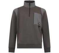 Moose Knuckles - Dalon 1/4 Zip Cement - Größe S - grau