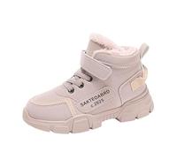 Mooyii Winterschuhe Jungen Wanderschuhe Schneestiefel Baby Trekkingschuhe Kinder Wanderstiefel für Warme Gefütterte Winterstiefel Outdoor Baumwollschuhe