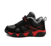 Mooyii Winterschuhe Kinder Winterstiefel Jungen Mädchen Warmfutter Schneestiefel Sneaker Laufschuhe Kinder Turnschuhe Leicht Klettverschluss Sportschuhe Freizeit Schuhe 27-39
