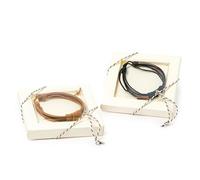 Mopec KA10 2er-Pack zweifarbige Armbänder in Geschenkbox, Mehrfarbig, 10 x 2 x 10 cm, 2 Stück