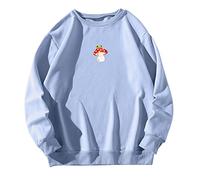 Mophghdj Damen Y2K Zip Up Kapuzenpullover Aesthetic Clothes Mit Kapuzen Sweatshirt Elegant GüNstige Pullover Hoodie 90S Streetwear Jacke Klamotten Teenager MäDchen Kawaii Kleidung, *11-blau