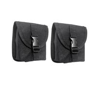 mophrati 2 Stück Hüfttasche Teenager Wandern Rucksack Gürteltasche Laufen Workout Handytasche Tasche Survival Zubehör, Schwarz