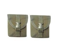 mophrati 2 Stück Hüfttasche Teenager Wandern Rucksack Gürteltasche Laufen Workout Handytasche Tasche Survival Zubehör, Grün