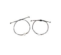 mophrati 2 Stück Paar Armbänder Handgemachte geflochtene Handgelenk Schmuck Set Einfache Frauen Beliebte Accessoires Handkette Jugendliche