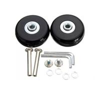 mophrati 2 Stück praktischer und tragbarer Trolley Koffer für Reisende, Kleiner PU Koffer mit Rädern, Gepäck, Reisegepäck