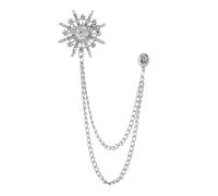 mophrati Brosche, Anstecknadel, Kristall, Damen, Mädchen, Kragenabzeichen, brillant gearbeitete Brosche, Accessoires für Geburtstage, Hochzeiten und Feiertage, Schmuck im Retro