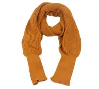 mophrati Dicker, warmer, lässiger Schal, der im Winter gemütlich und modisch bleibt. Unverzichtbarer langer Winterschal für Damen im europäischen Stil, Gelb