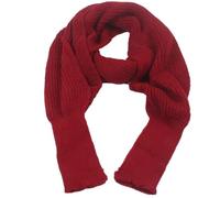 mophrati Dicker, warmer, lässiger Schal, der im Winter gemütlich und modisch bleibt. Unverzichtbarer langer Winterschal für Damen im europäischen Stil, Rot