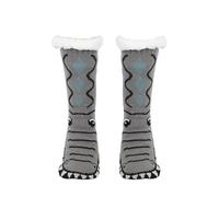 Morbuy 1 Pairs Slipper Socks for Women & Men, Warm Cosy Fuzzy Sock Slippers Winter Non Slip Thermal Soft Thick House Grip Socks for Home Gifts (Flusspferd,Einheitsgröße)