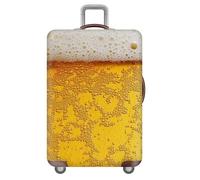 Morbuy 18-32 Zoll Elastisch Reise Kofferhülle,S/M/L/XL Kofferschutzhülle Koffer Schutzhülle mit Reißverschluss Luggage Cover (Goldgelb,XL)