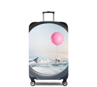 Morbuy 2025 Elastisch Reise Kofferhülle, 18-32 Zoll Kofferschutzhülle Koffer Schutzhülle Kofferschutz-Bezug (Ballon,XL)