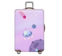 Morbuy Elastisch Reise Kofferhülle, S/M/L/XL Kofferschutzhülle Koffer Schutzhülle mit 18-32 Zoll Reißverschluss Luggage Cover (Universum,L)