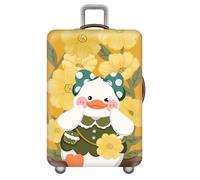 Morbuy Elastisch Reise Kofferhülle, S/M/L/XL Kofferschutzhülle Koffer Schutzhülle mit 18-32 Zoll Reißverschluss Luggage Cover (Ente,XL)