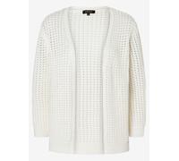 MORE & MORE - Ajourstrickcardigan weiß - Gr. - 36