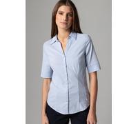 MORE & MORE - Baumwoll/Stretch Bluse blau - Gr. - 44