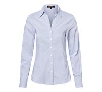 MORE & MORE - Hemdbluse blau/weiß gestreift mehrfarbig - Gr. - 34