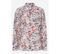MORE & MORE - Bluse mit Herz-Print weiß - Gr. - 40