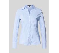 More & More Bluse mit Streifenmuster in Hellblau, Größe 38