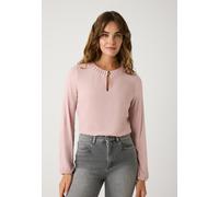 MORE & MORE - Blusenshirt mit Jerseyärmeln pink - Gr. - 44