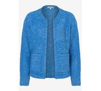MORE & MORE - Bouclé Cardigan blau - Gr. - 34