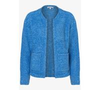 MORE & MORE - Bouclé Cardigan blau - Gr. - 40