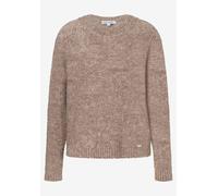 MORE & MORE - Bouclé Pullover braun - Gr. - 40