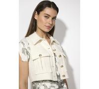 MORE & MORE - Bouclé-Weste beige - Gr. - 38