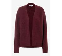 More & More Cardigan Strickjacke Regular Fit offene Passform rot Größe 38