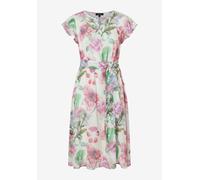 MORE & MORE - Chiffonkleid Flowerprint mehrfarbig - Gr. - 42