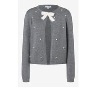 MORE & MORE - dekorative Strickjacke grau - Gr. - 38