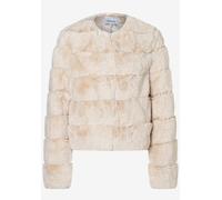 MORE & MORE - Fake Fur Jäckchen weiß - Gr. - 38