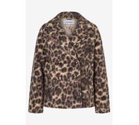 Jacke mit Leo-Muster Blau 42