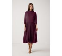 MORE & MORE - Jerseykleid mit Plisseefalten rot - Gr. - 36