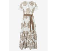 Spitzenkleid weiß/beige Sommer-Kollektion Weiß 40