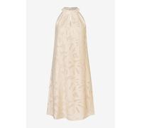 MORE & MORE - Kleid mit floralem Ausbrenner-Dessin beige - Gr. - 32