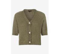 MORE & MORE - Kurzarm-Cardigan grün - Gr. - 40