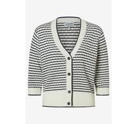 MORE & MORE - Kurzarm-Cardigan weiß - Gr. - 34