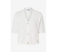 MORE & MORE - Kurzarm-Cardigan weiß - Gr. - 38
