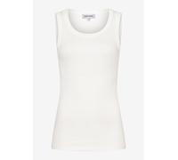 MORE & MORE - Rippen-Top weiß - Gr. - 38